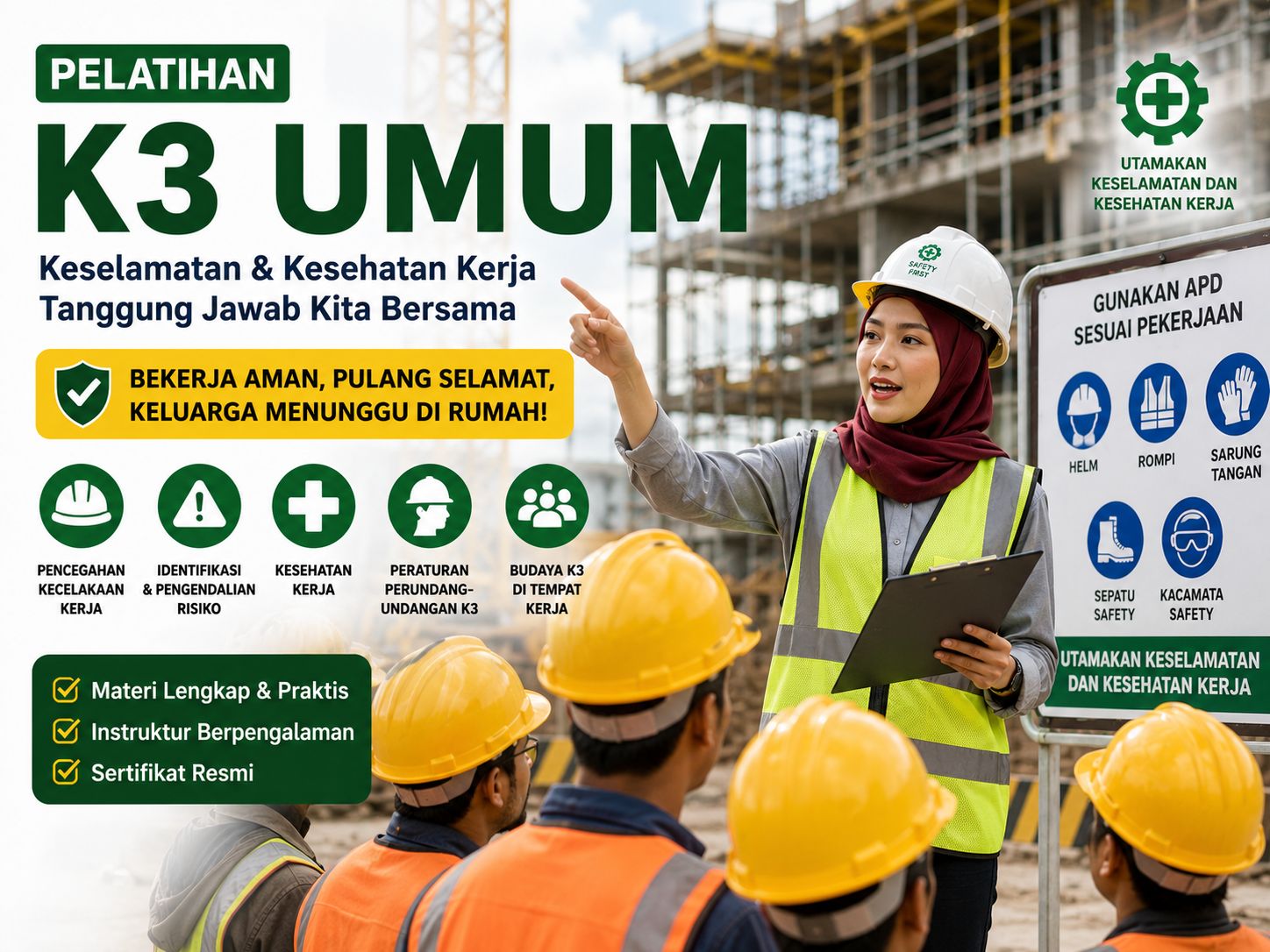 Pelatihan Keselamatan dan Kesehatan Kerja (K3) Umum