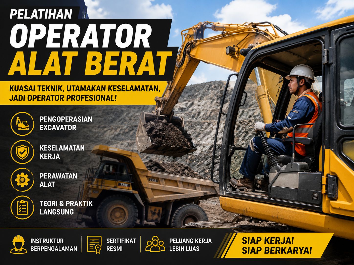 Pelatihan Operator Wheel Excavator